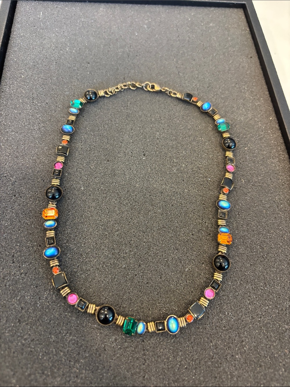 Sorrelli Multicolor Crystal Bead Necklace